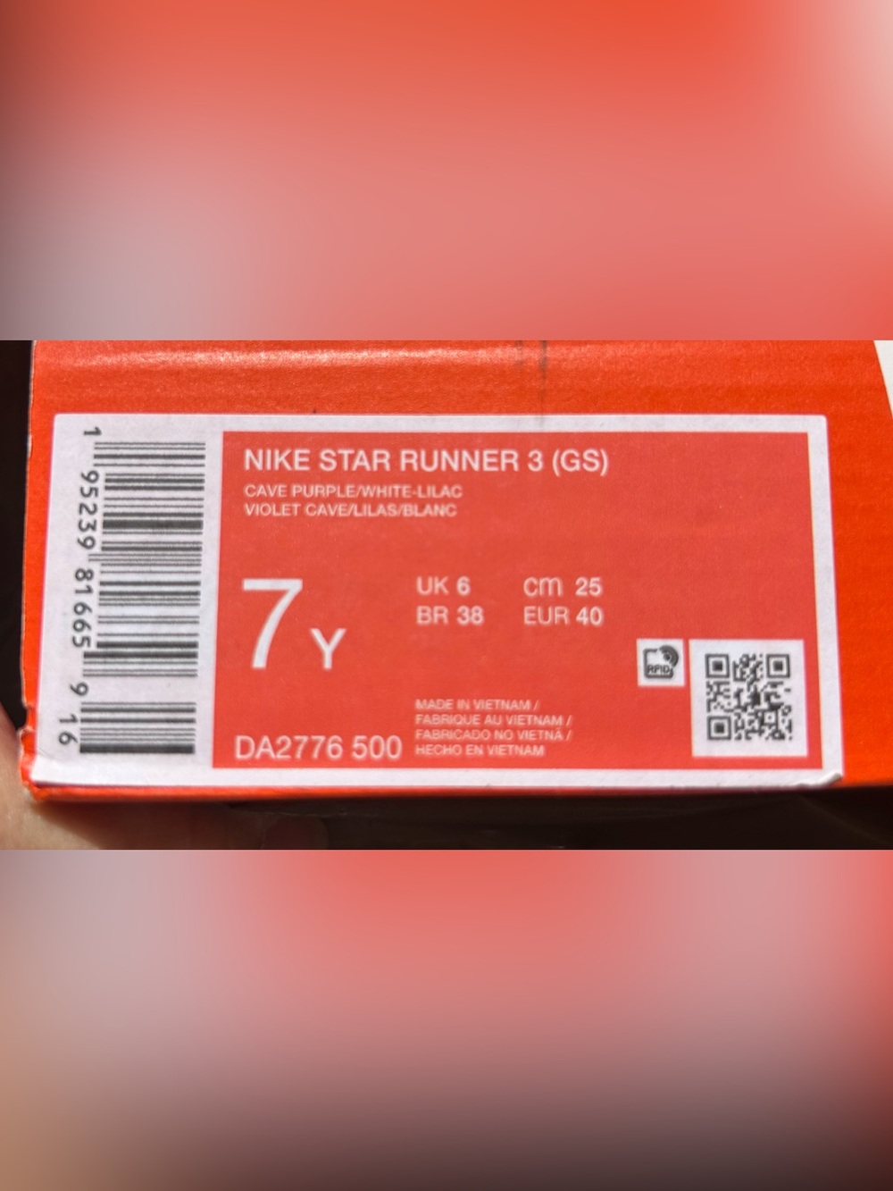 Nike (GS) SNEAKERS- Star Runner 3
Cave Purple Women Size 7 NEW Activewear - Picture 9 of 10